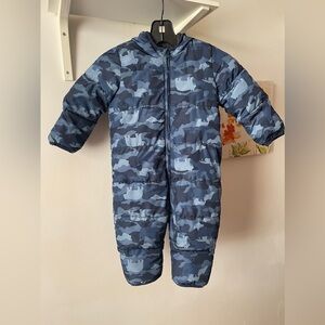 Baby Gap Down-Filled Puffer Snowsuit Bunting with Hood
